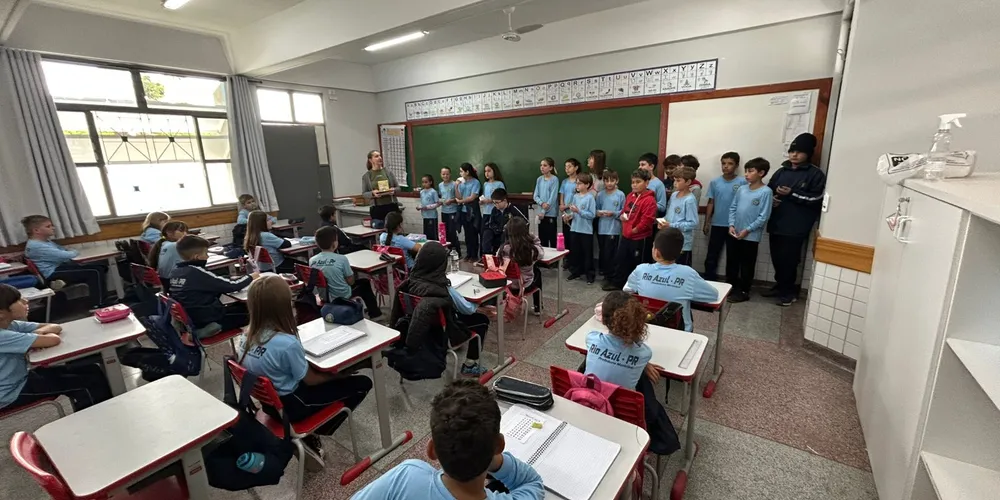 Educandos puderam compartilhar conhecimento e aprendizado com os colegas