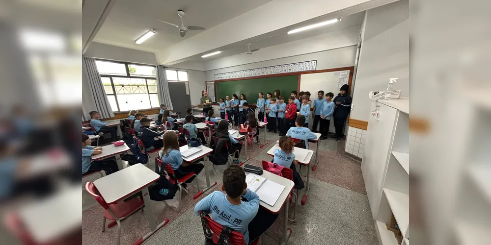 Educandos puderam compartilhar conhecimento e aprendizado com os colegas