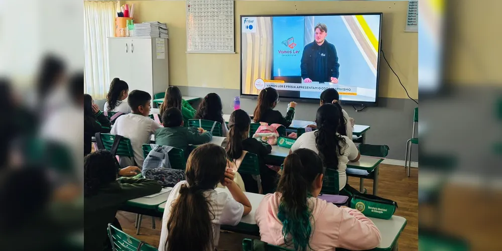 Material audiovisual contribuiu de forma ampla com alunos em sala