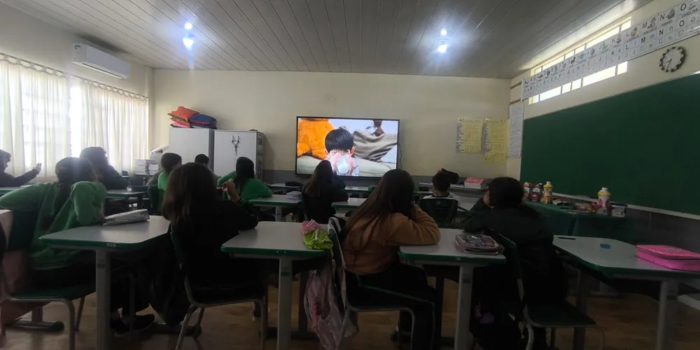 Conteúdo audiovisual levou importantes noções à classe