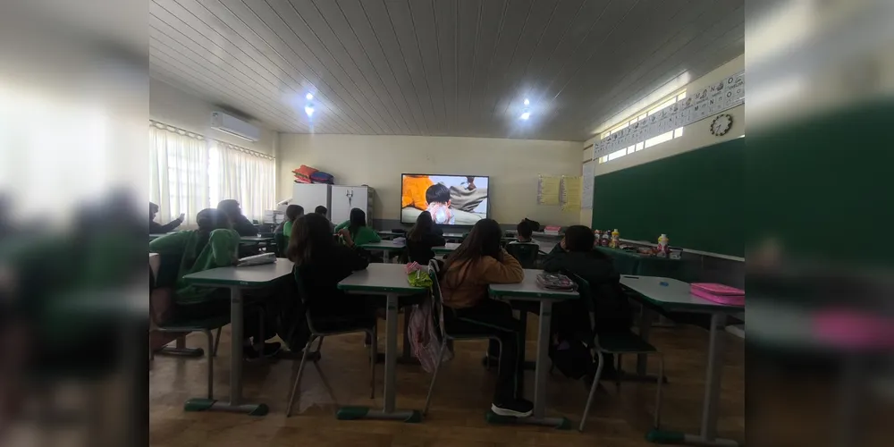 Conteúdo audiovisual levou importantes noções à classe