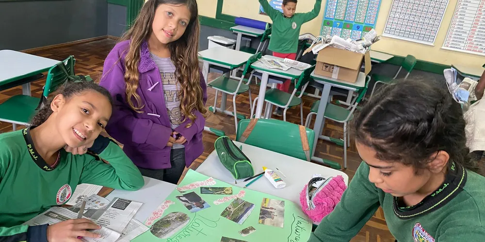 Estudantes puderam explorar vários tópicos ambientais