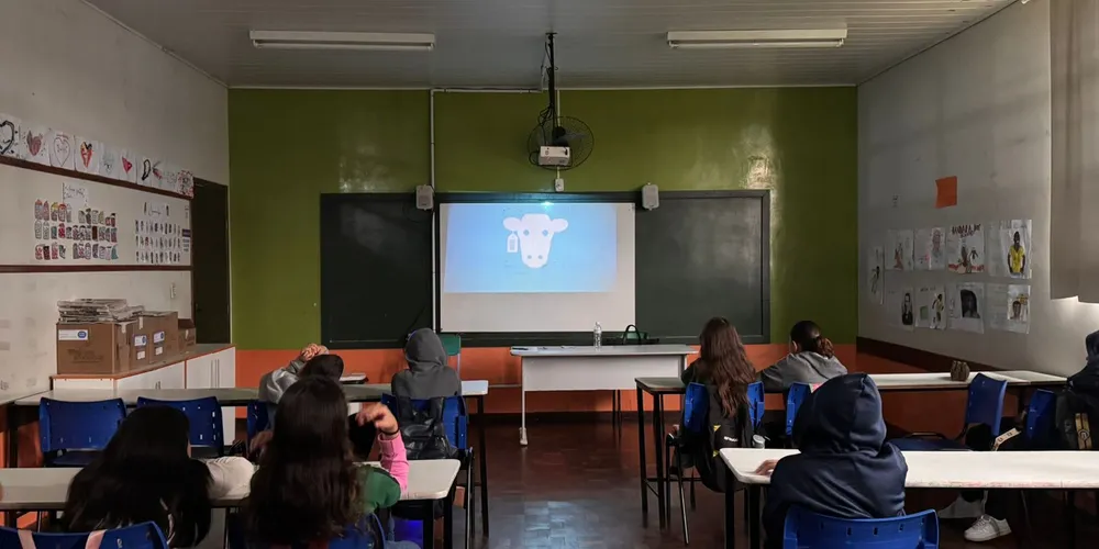 Conteúdo audiovisual levou importantes informações para os estudantes