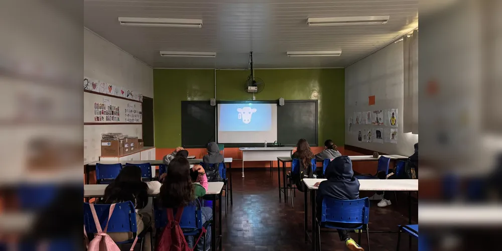 Conteúdo audiovisual levou importantes informações para os estudantes