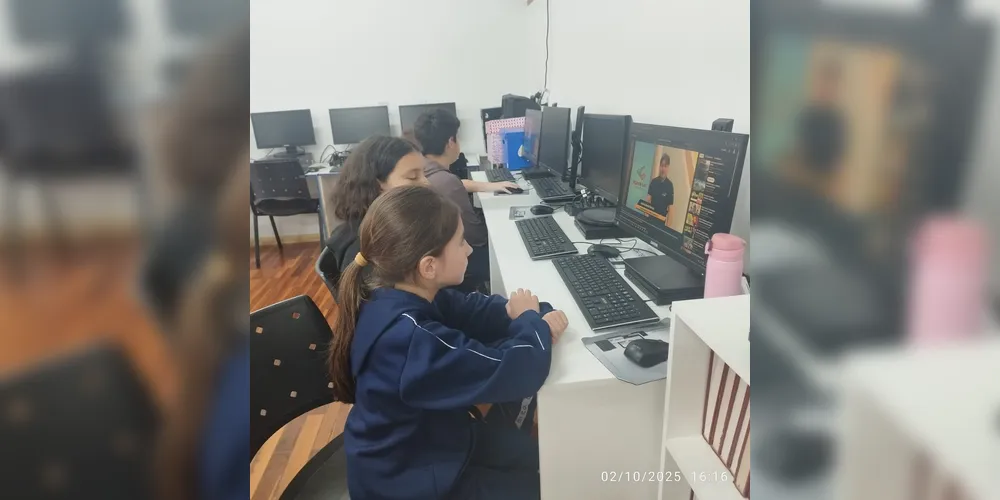 Tecnologia foi aliada em sala de aula para compreensão da temática