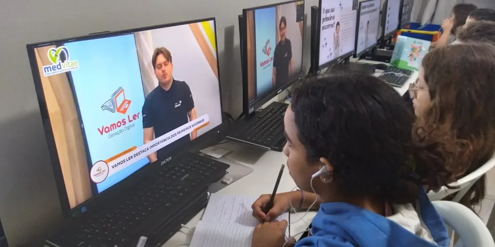 Estudantes produziram um vídeo que mostra a amplitude do aprendizado; confira