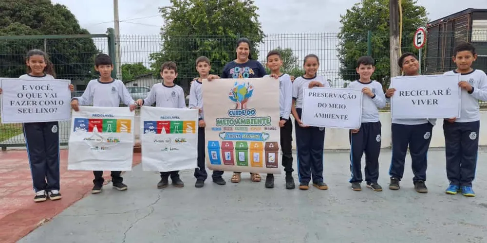 Estudantes foram protagonistas de ampla proposta sustentável