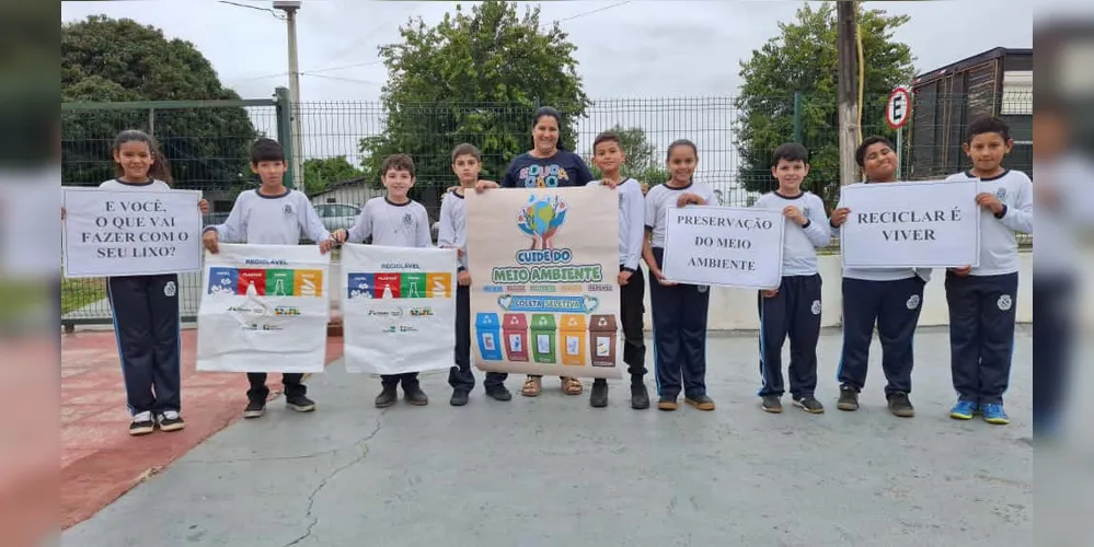 Estudantes foram protagonistas de ampla proposta sustentável