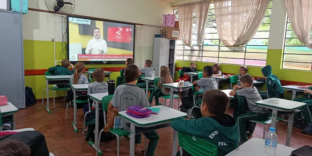 Trabalho ocorreu de maneira interdisciplinar na instituição e classe