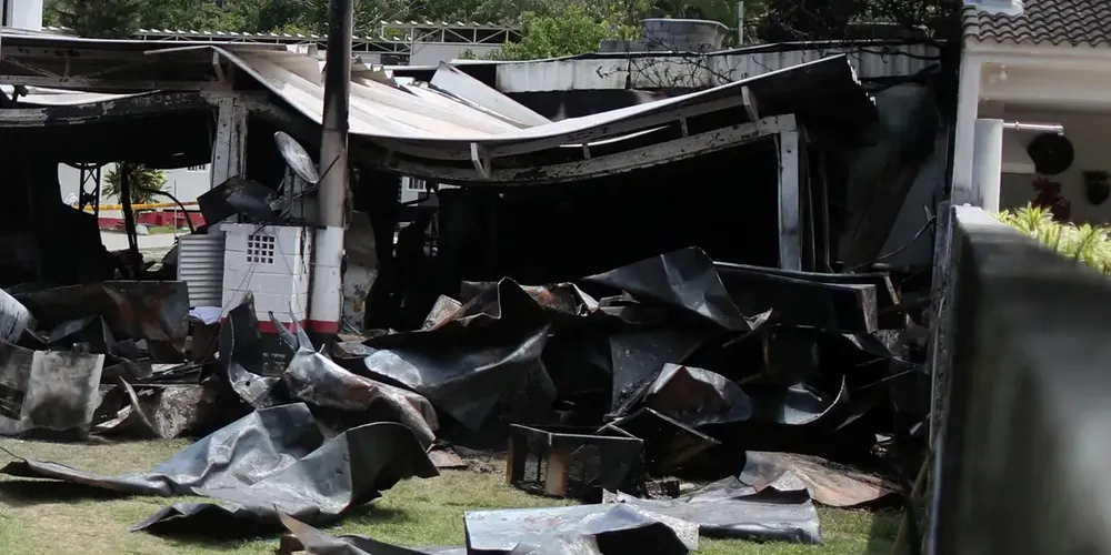 O incêndio ocorreu durante a noite do dia 7 de fevereiro de 2019, no alojamento das categorias de base
