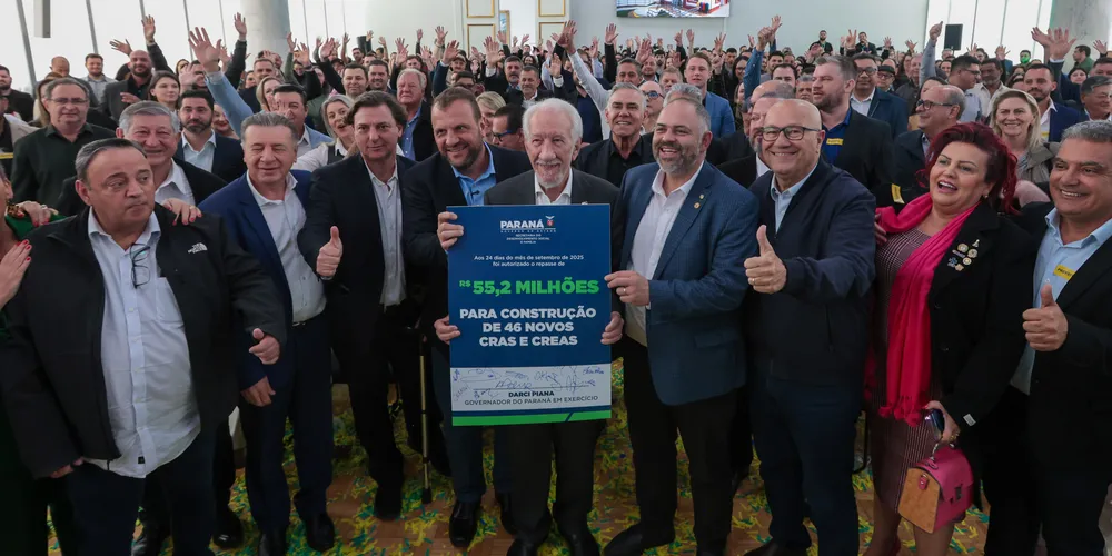 O governador em exercício Darci Piana autorizou o repasse de R$ 55 milhões