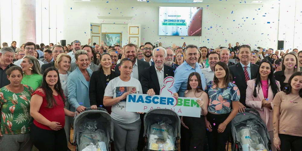 O Governo do Estado lançou o Programa Nossa Infância Paraná/Nascer Bem Paraná.