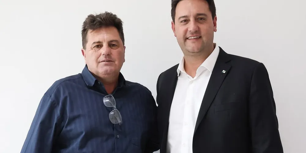 Denilson Baitala e Ratinho Junior estiveram reunidos durante o evento