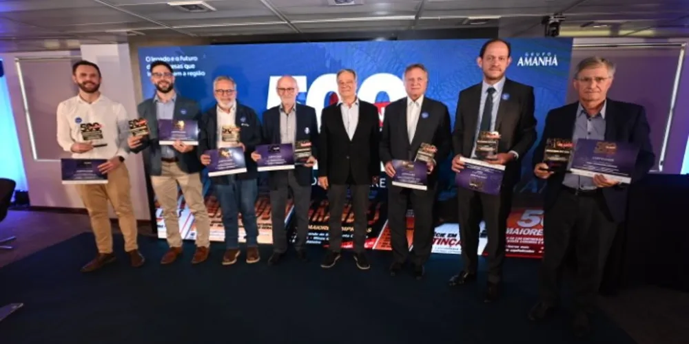 Cem maiores empresas do Paraná foram premiadas nesta quarta-feira (17)