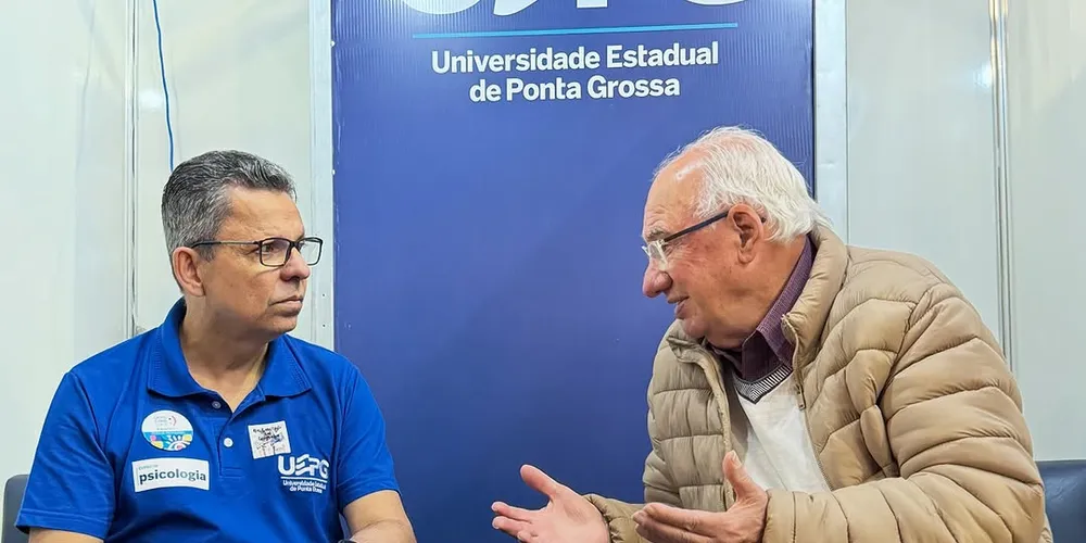 Miguel Sanches Neto e Reinaldo Cardoso estiveram reunidos
