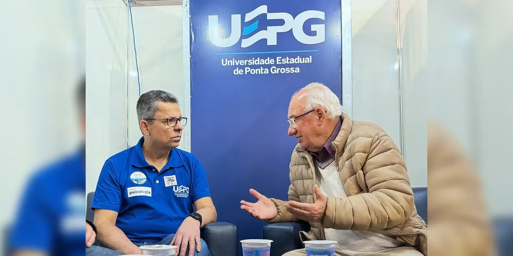 Miguel Sanches Neto e Reinaldo Cardoso estiveram reunidos