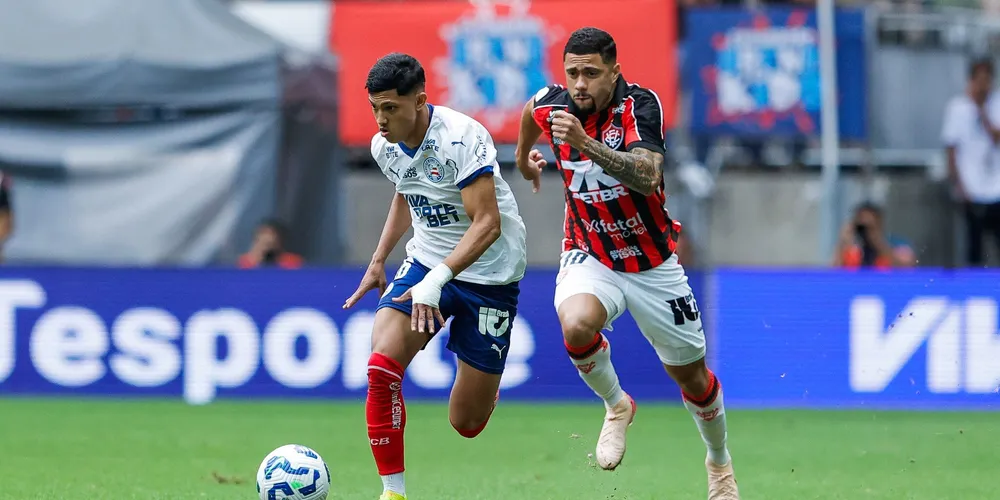 No Barradão, o Vitória tenta vencer o Bahia. São sete jogos de jejum