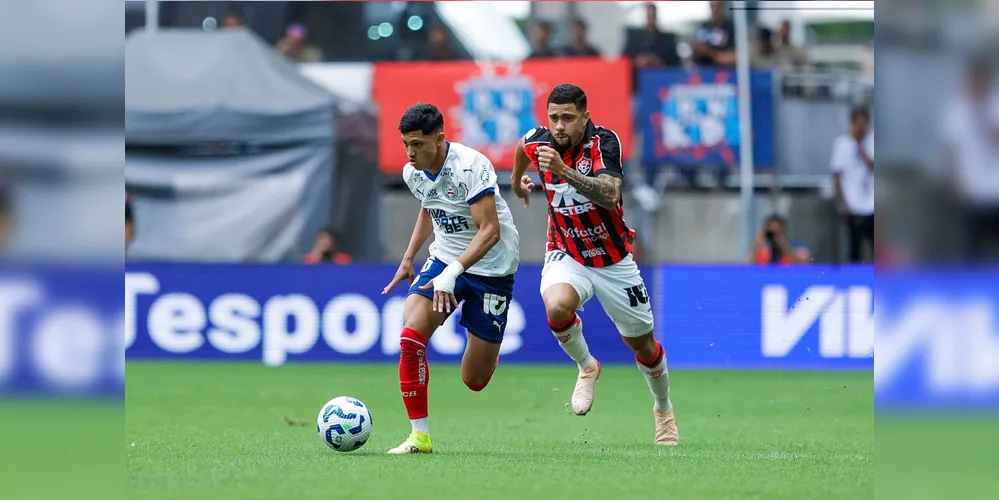 No Barradão, o Vitória tenta vencer o Bahia. São sete jogos de jejum