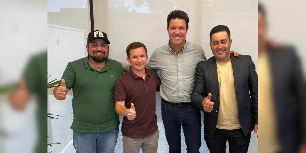 Igor Pontarolo, Rodrigo Estacho, Guto Silva e Marcelo Leite estiveram reunidos recentemente