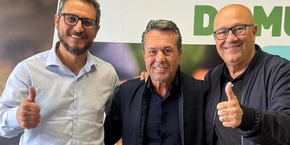 Douglas Modesto, Márcio Nunes e Luiz Cláudio Romanelli estiveram reunidos