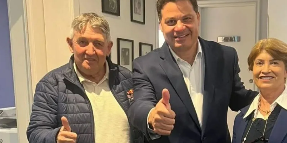 Zelio Bittencourt, Sandro Alex e Ione Camargo estiveram reunidos