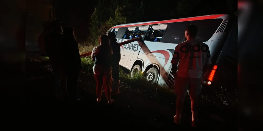 O ônibus transportava 33 passageiros