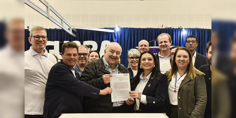 Lideranças municipais e estaduais estiveram reunidas em Guarapuava.