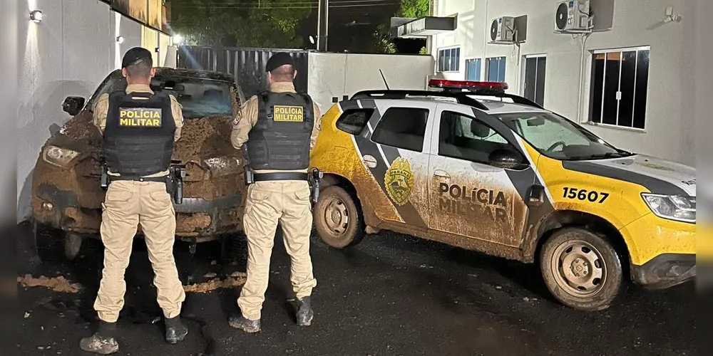 Agentes da PM recuperaram o automóvel