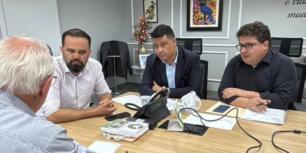 Reinaldo Cardoso, Roni Miranda, Marcelo Rangel e Rodrigo Morais estiveram reunidos