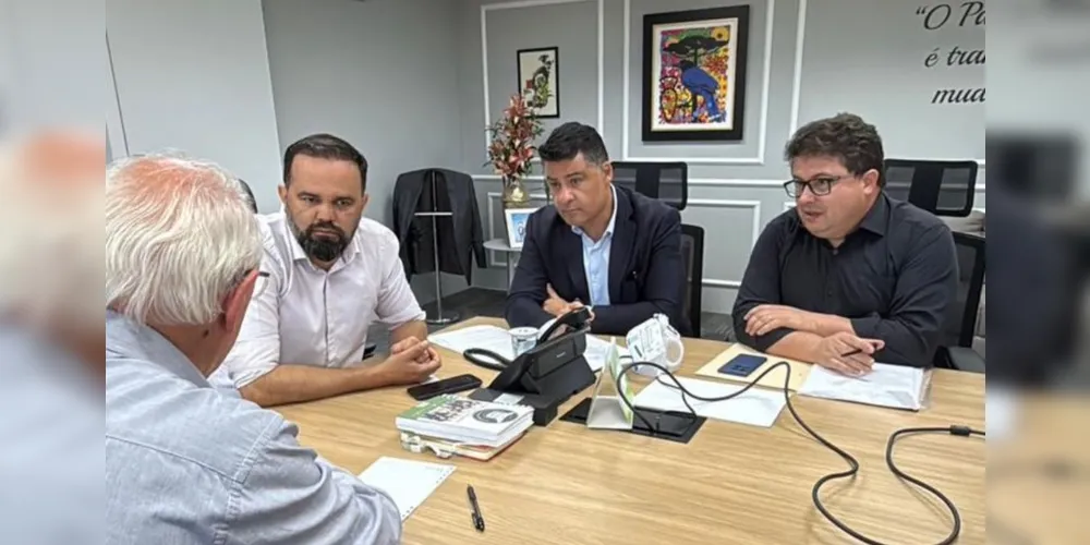 Reinaldo Cardoso, Roni Miranda, Marcelo Rangel e Rodrigo Morais estiveram reunidos