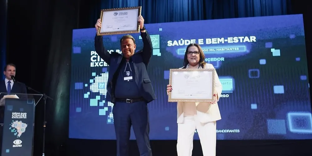 O prefeito Mauricio Rivabem celebrou a conquista