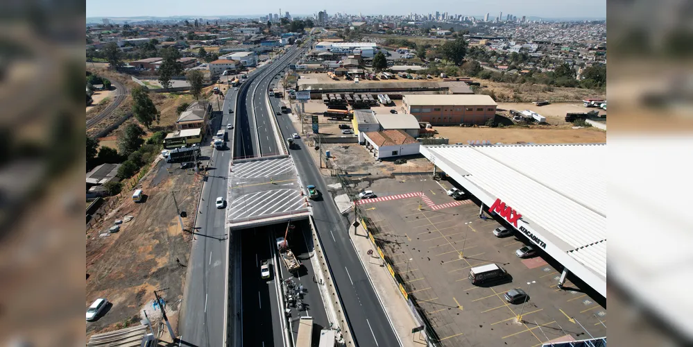As obras acontecem no trecho urbano da BR-373