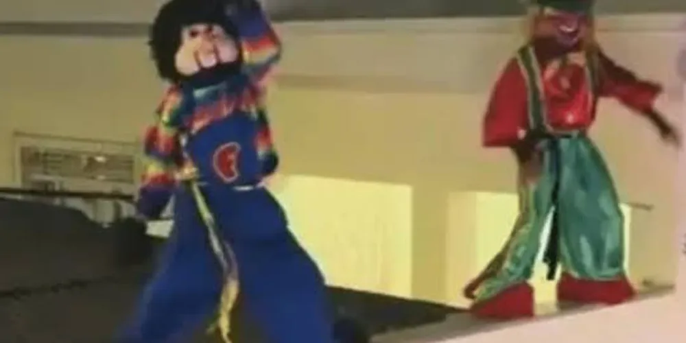 Vídeo registrou o momento da queda