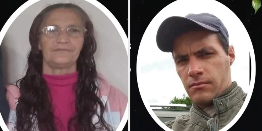 Sebastiana e André faleceram no grave acidente em Rebouças