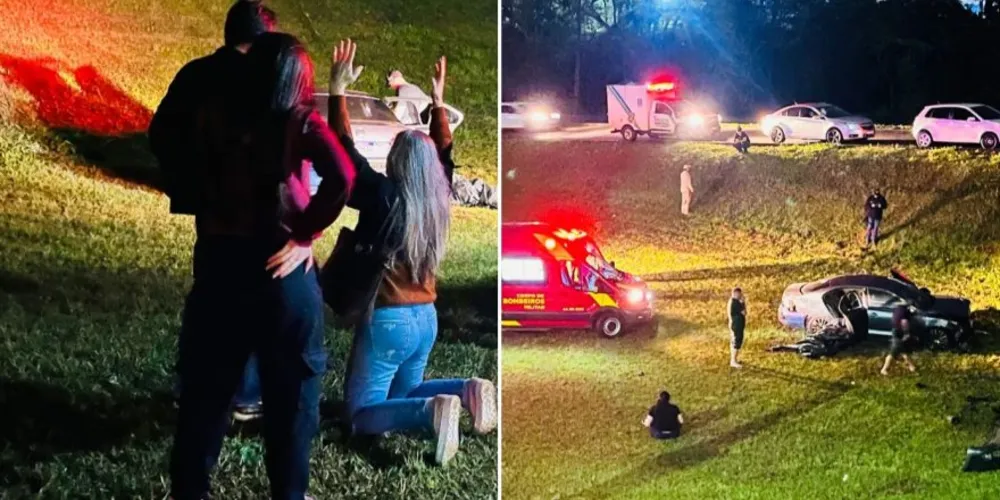 Mãe se desespera no local após filho vir a óbito