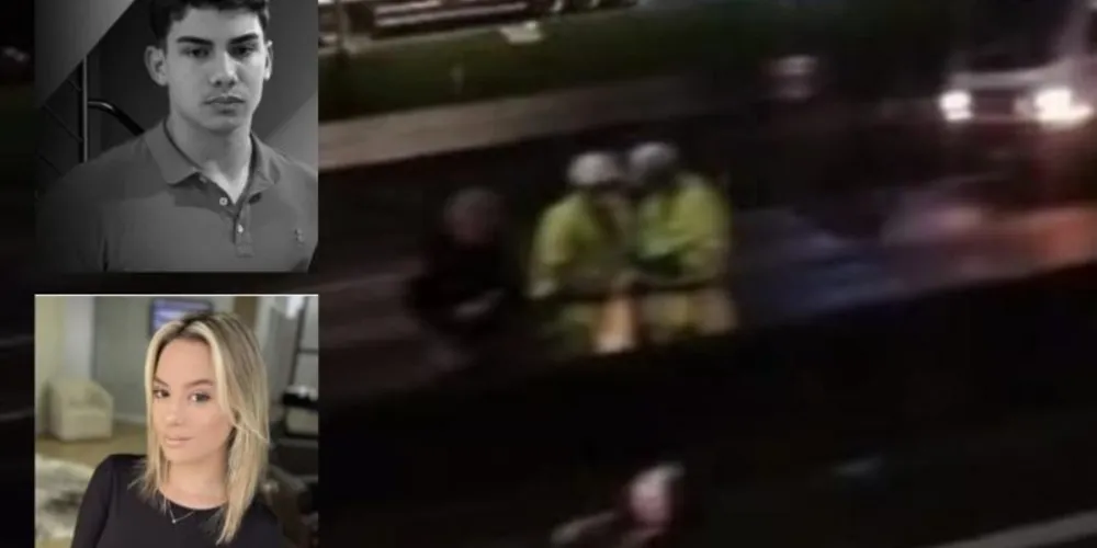 Gabriel Massuqueto Zanlorenzi, de 19 anos e Caroline Schwenson dos Santos, de 21 anos morreram em grave acidente