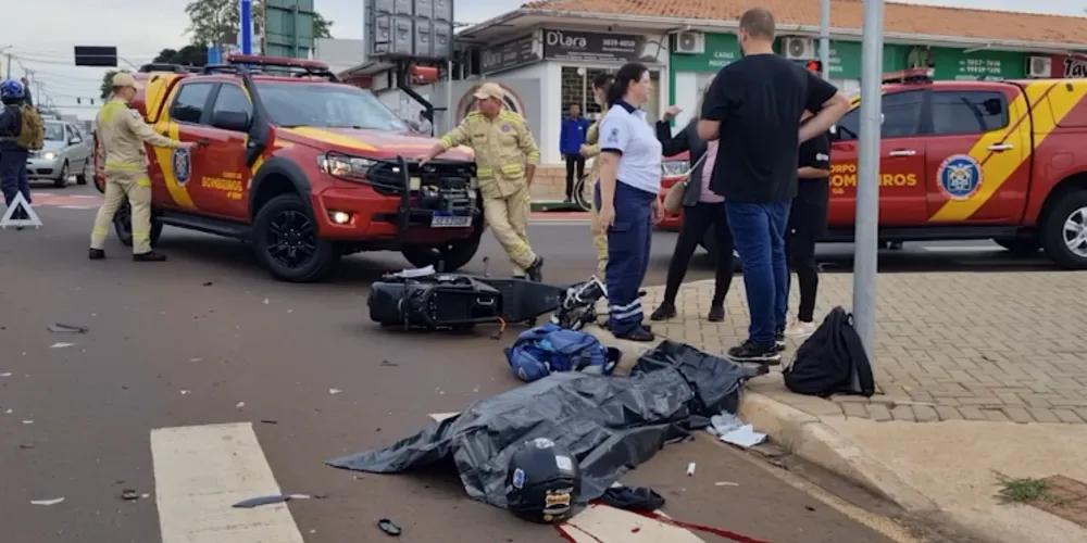 Adolescente morreu na hora