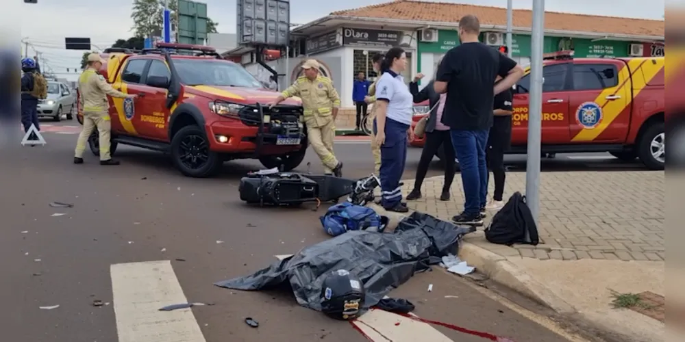 Adolescente morreu na hora