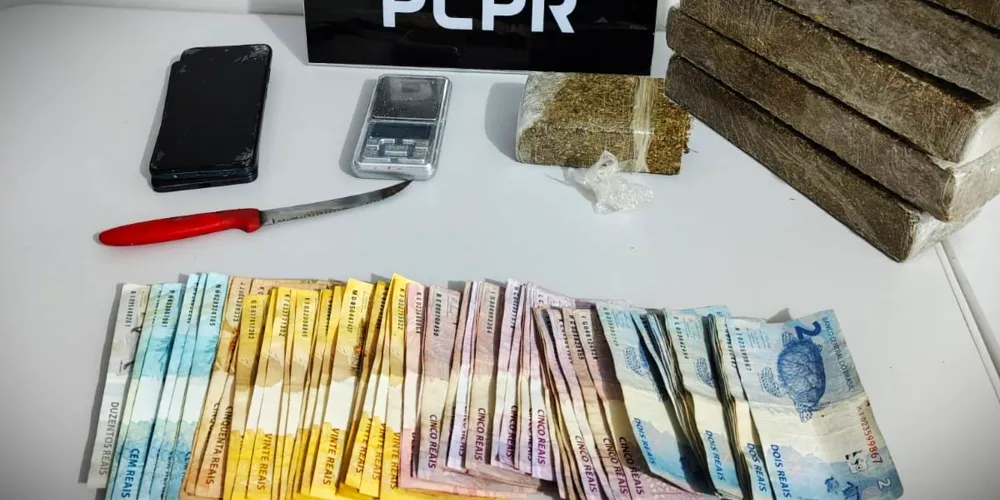 Material apreendido foi encaminhado à delegacia