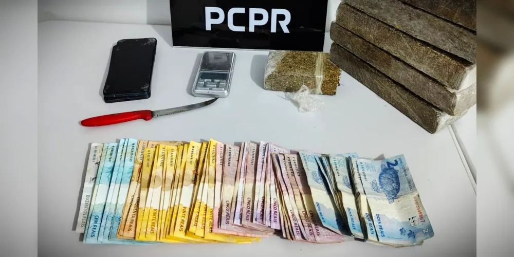 Material apreendido foi encaminhado à delegacia