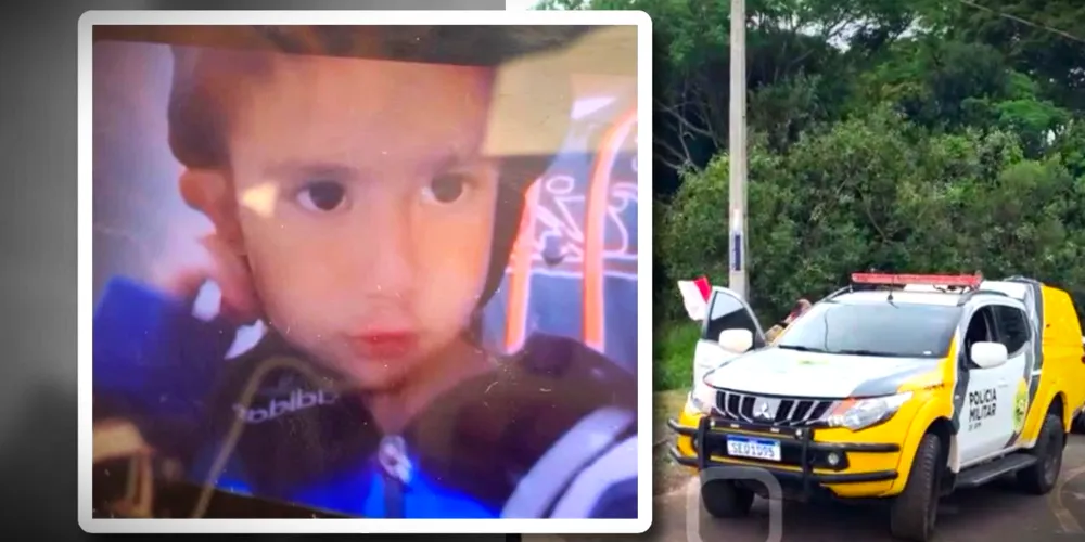 Artur tem dois anos e desapareceu nesta quinta-feira (9)