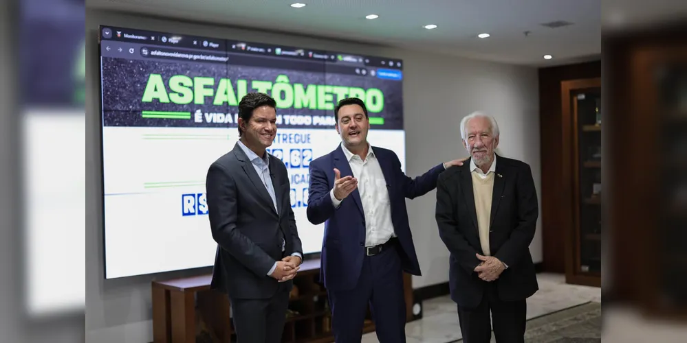 Governo lança Asfaltômetro para população acompanhar obras do Asfalto Novo, Vida Nova