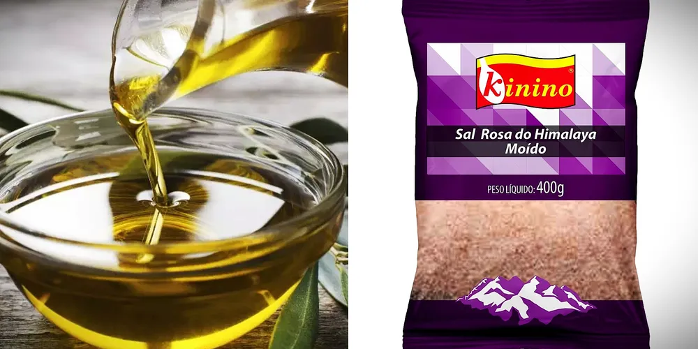 Azeite extra virgem e lotes do sal de himalaia devem sair de circulação