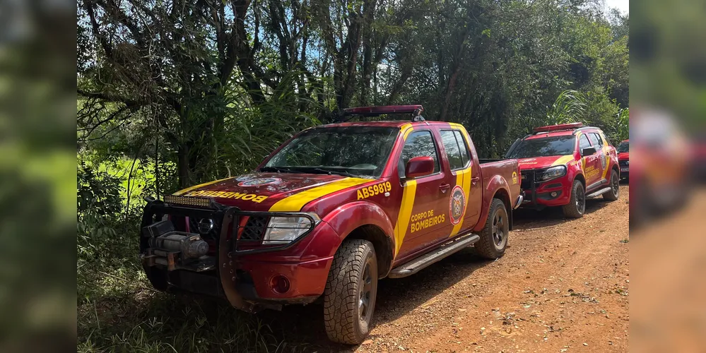 Equipes do Corpo de Bombeiros e do Samu estão no local para investigar o caso.