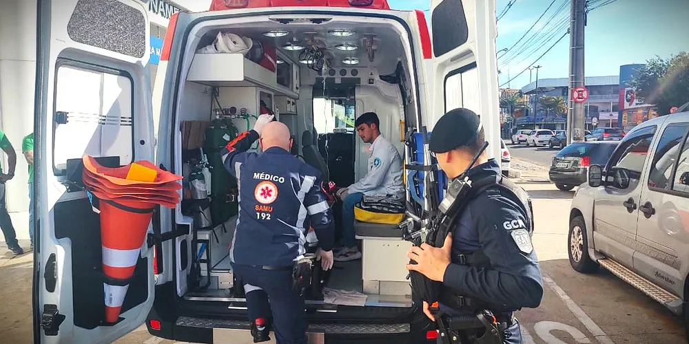 Equipes da GCM e do Samu foram acionadas para a ocorrência