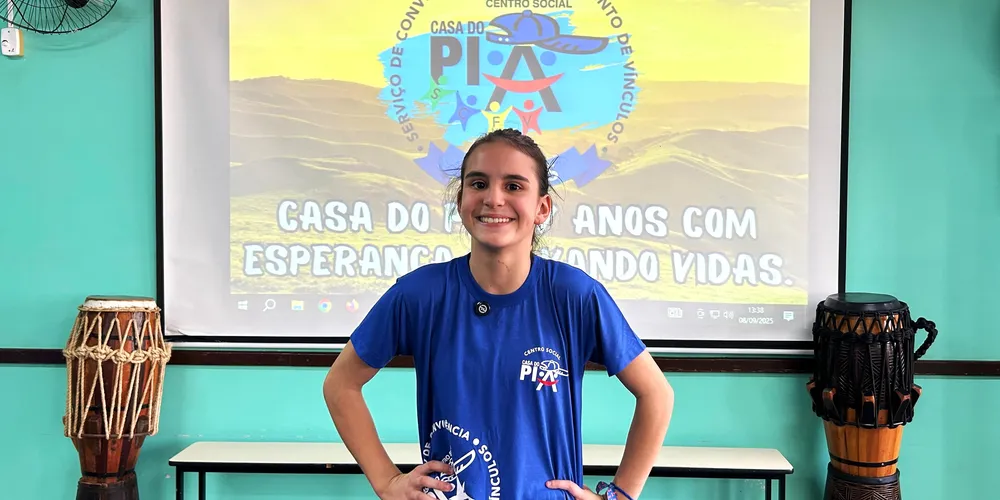 Bruna começou a praticar capoeira há quatro anos, na Casa do Piá e se destacou em competições paranaenses