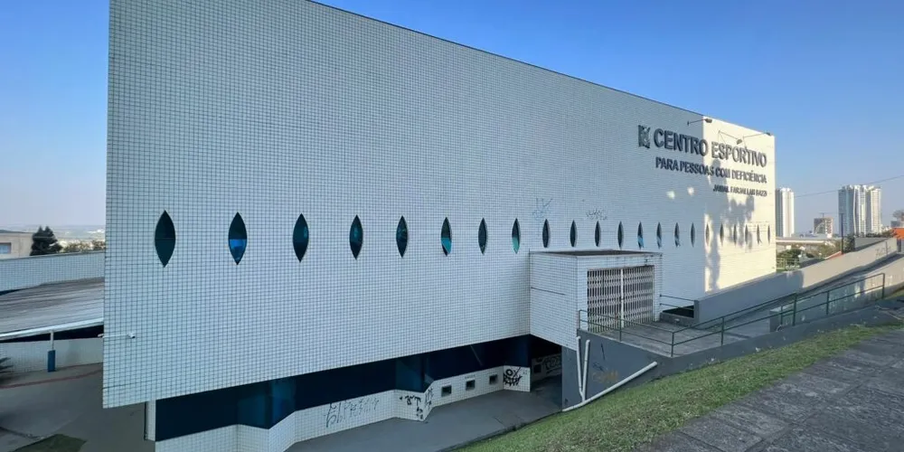 Fachada do Ginásio Jamal Farjallah Bazzi, local onde o evento está previsto para ser sediado