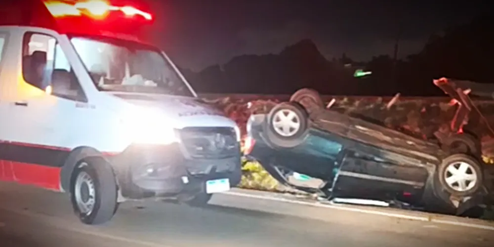 Equipe do Samu esteve no local do acidente