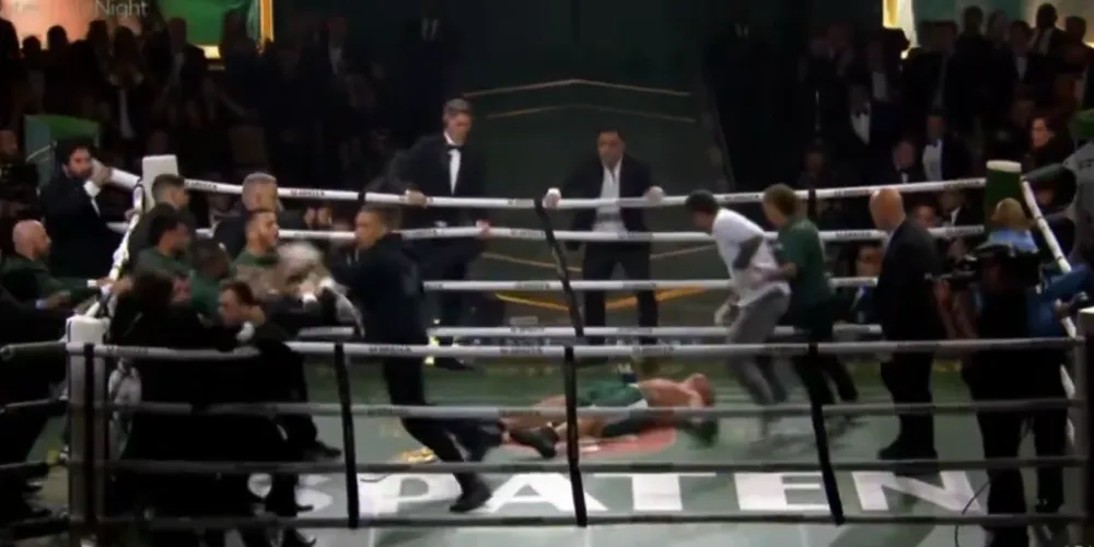 Wanderlei Silva foi nocauteado em briga entre as equipes