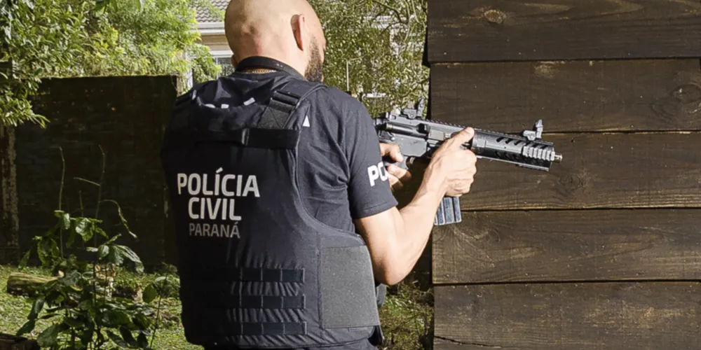 A equipe da PCPR localizou o homem em Campina Grande do Sul, efetuando a prisão